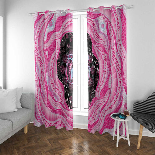Australia Mother's Day Window Curtain Best Mum Ever Pink Version