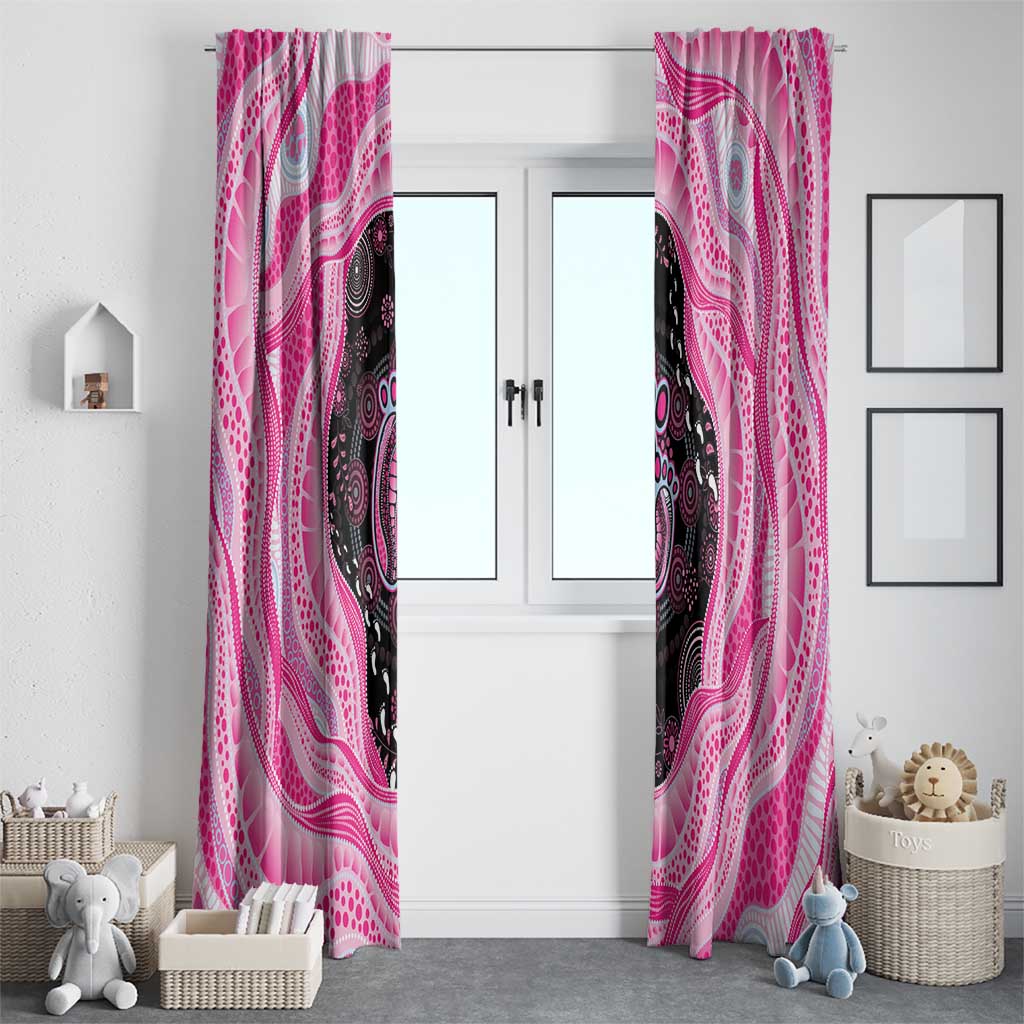 Australia Mother's Day Window Curtain Best Mum Ever Pink Version