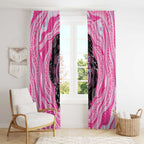 Australia Mother's Day Window Curtain Best Mum Ever Pink Version