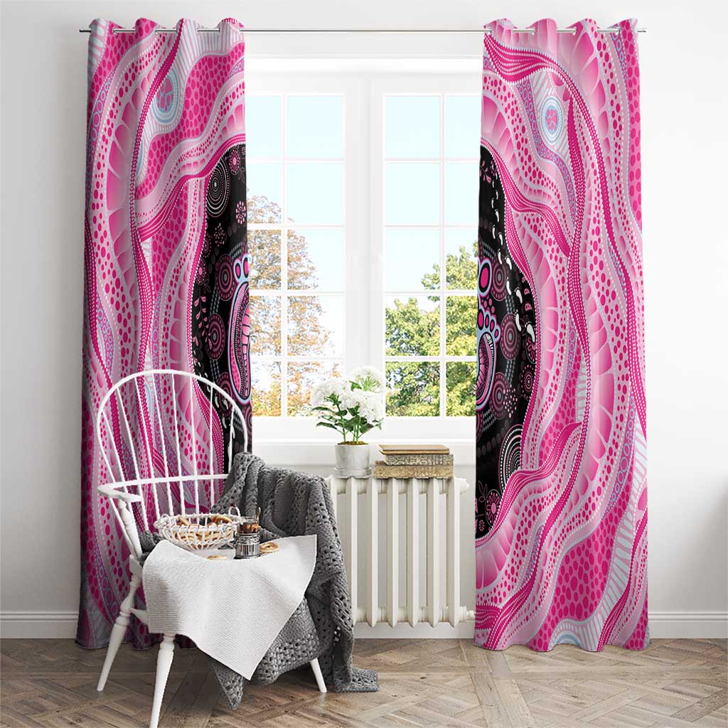 Australia Mother's Day Window Curtain Best Mum Ever Pink Version