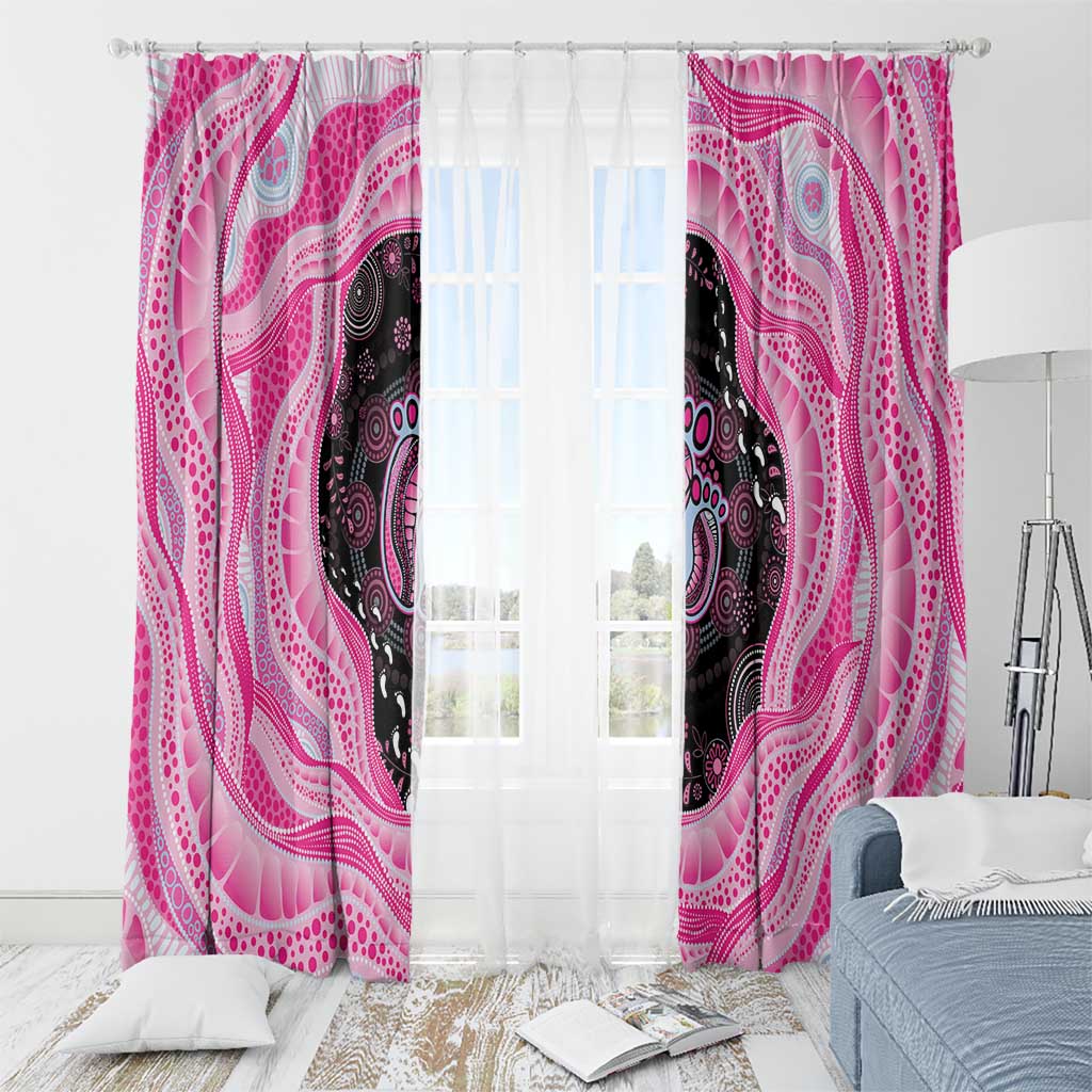Australia Mother's Day Window Curtain Best Mum Ever Pink Version
