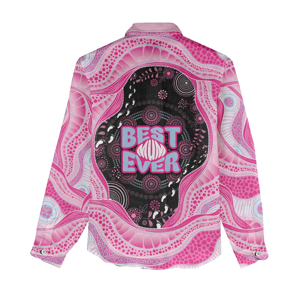 Australia Mother's Day Women Casual Shirt Best Mum Ever Pink Version