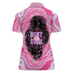 Australia Mother's Day Women Polo Shirt Best Mum Ever Pink Version