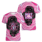 Australia Mother's Day Women V-Neck T-Shirt Best Mum Ever Pink Version