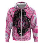 Australia Mother's Day Zip Hoodie Best Mum Ever Pink Version