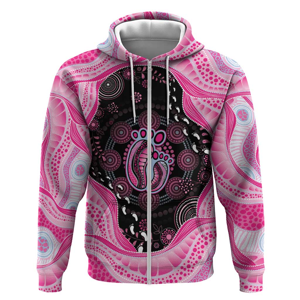 Australia Mother's Day Zip Hoodie Best Mum Ever Pink Version