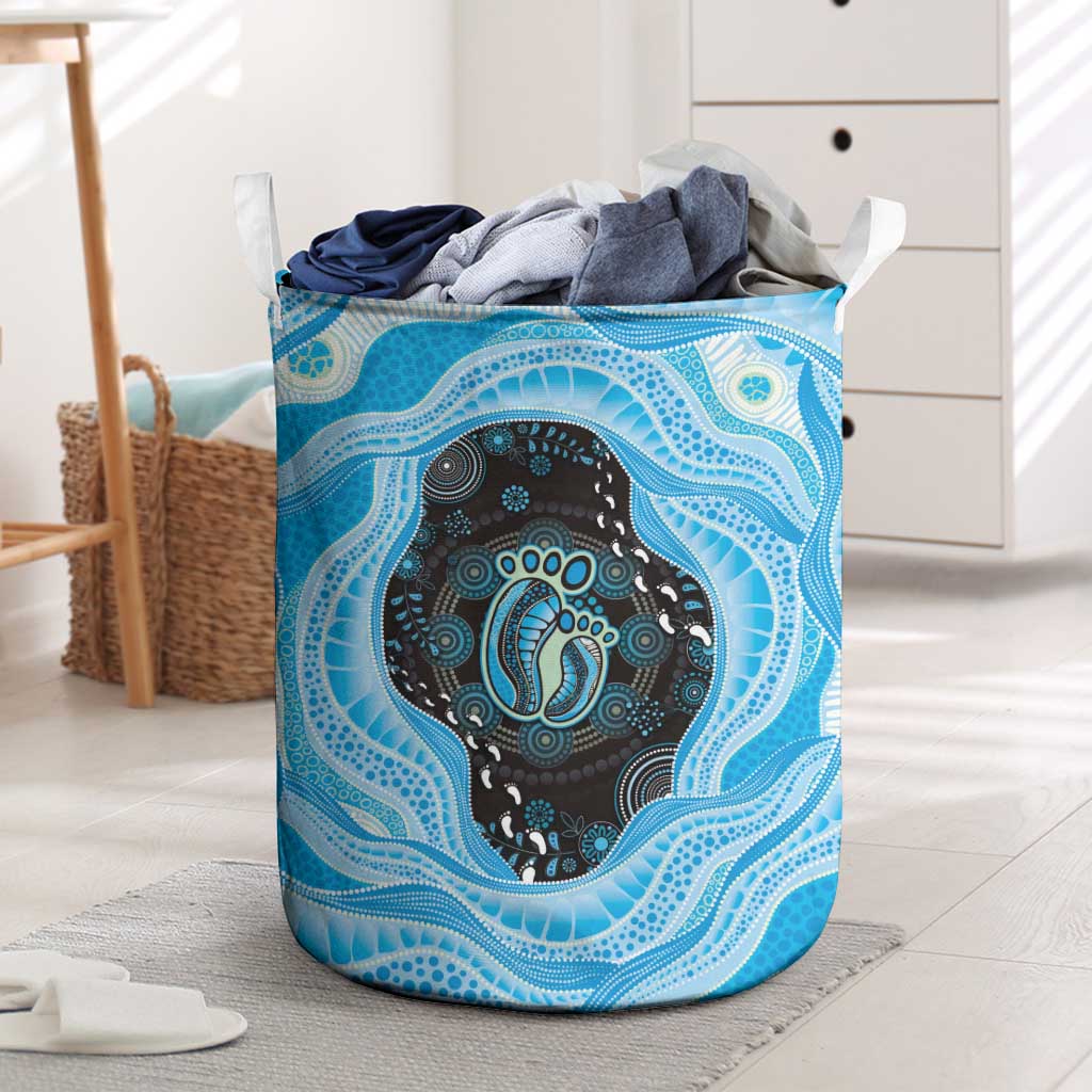 Australia Mother's Day Laundry Basket Best Mum Ever Blue Version