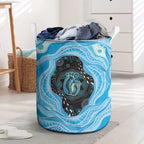 Australia Mother's Day Laundry Basket Best Mum Ever Blue Version