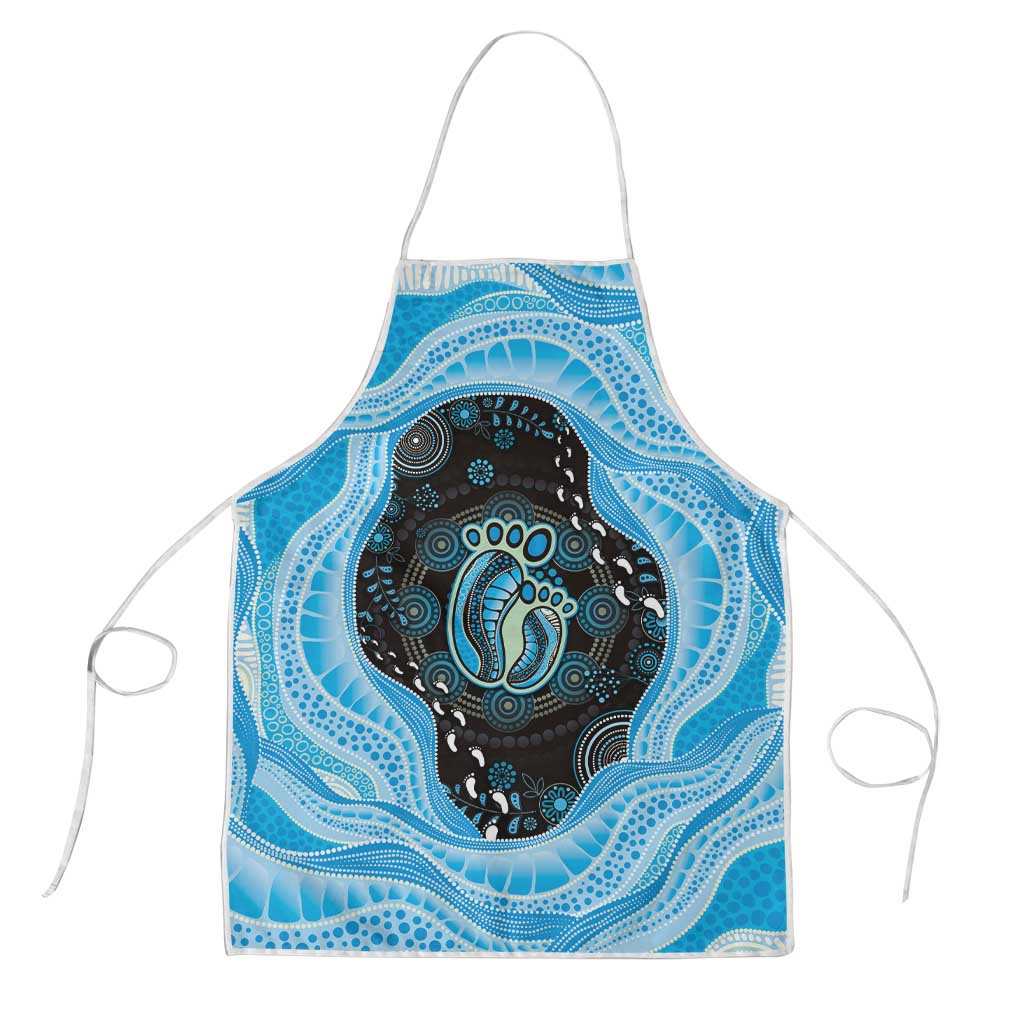 Australia Mother's Day Apron Best Mum Ever Blue Version