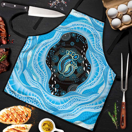 Australia Mother's Day Apron Best Mum Ever Blue Version