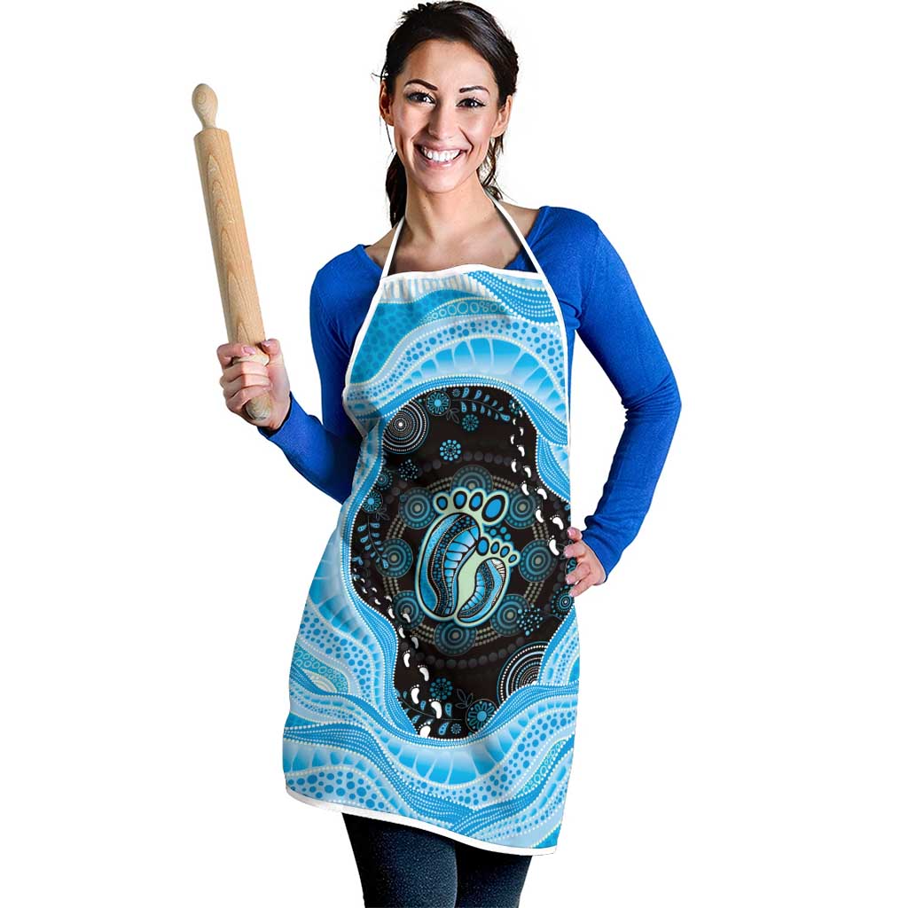 Australia Mother's Day Apron Best Mum Ever Blue Version