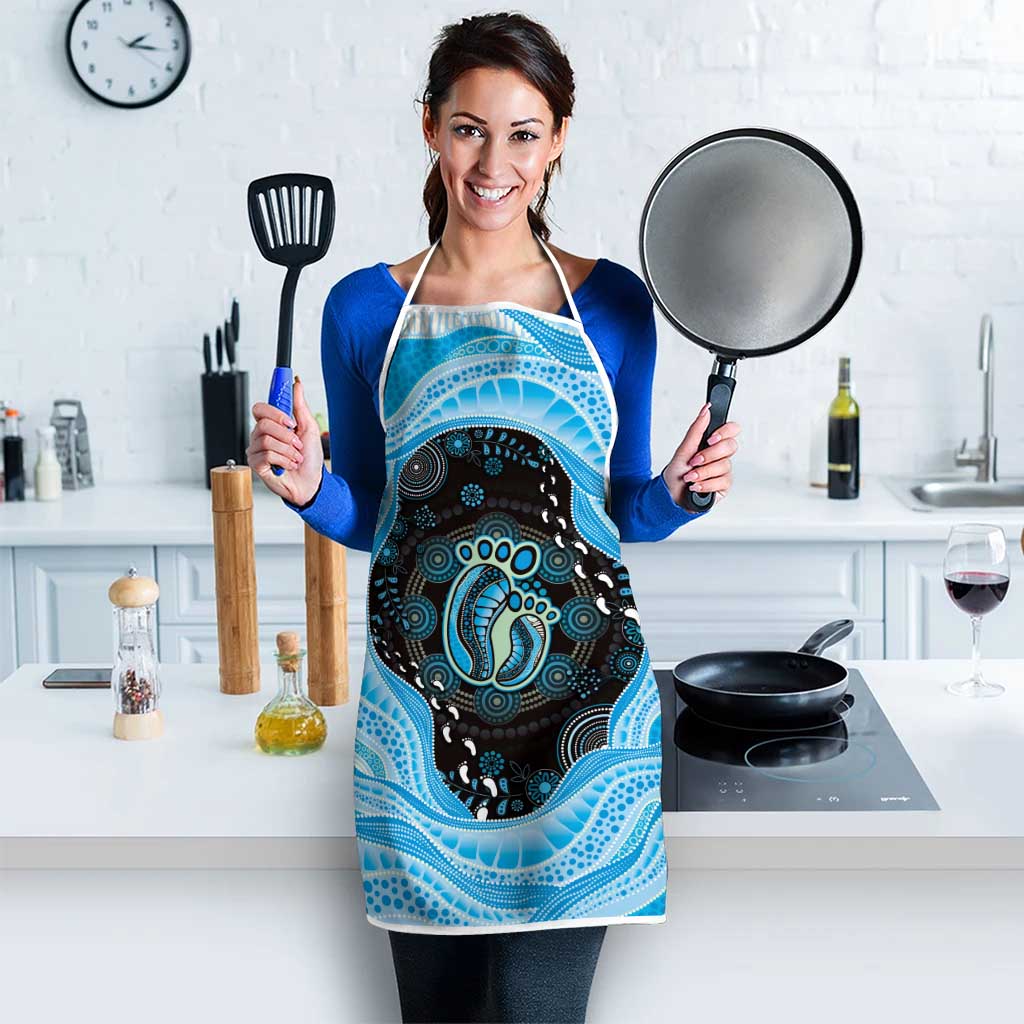 Australia Mother's Day Apron Best Mum Ever Blue Version