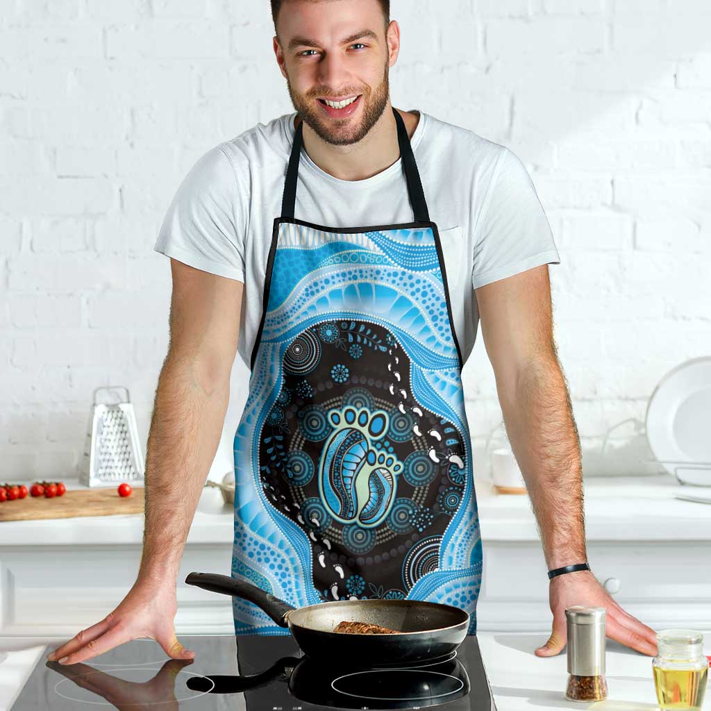 Australia Mother's Day Apron Best Mum Ever Blue Version
