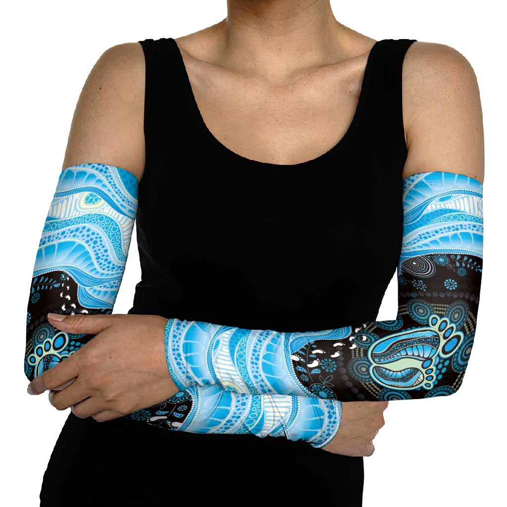 Australia Mother's Day Arm Sleeves Best Mum Ever Blue Version