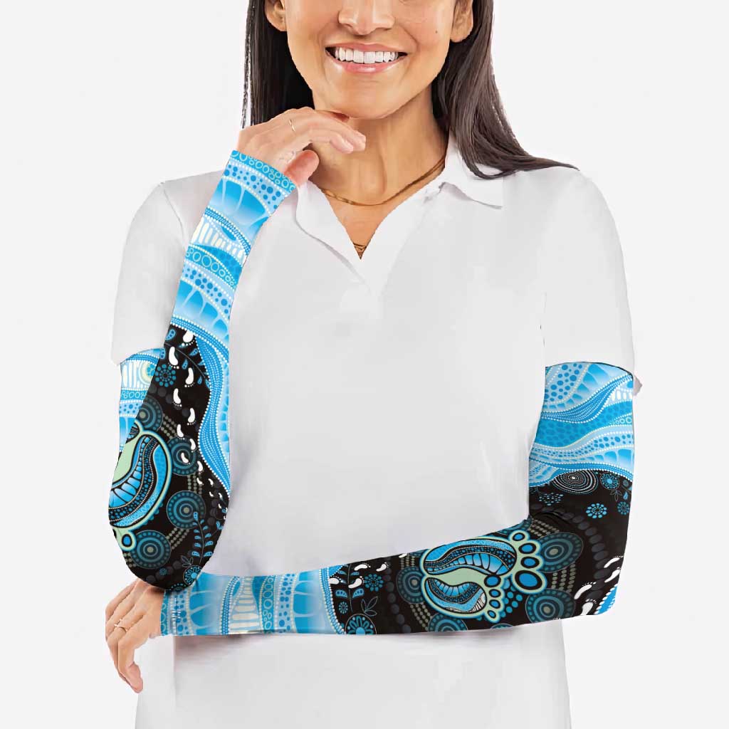 Australia Mother's Day Arm Sleeves Best Mum Ever Blue Version