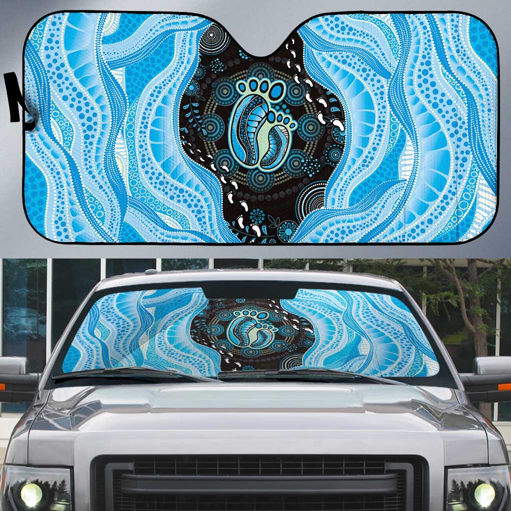 Australia Mother's Day Auto Sun Shade Best Mum Ever Blue Version
