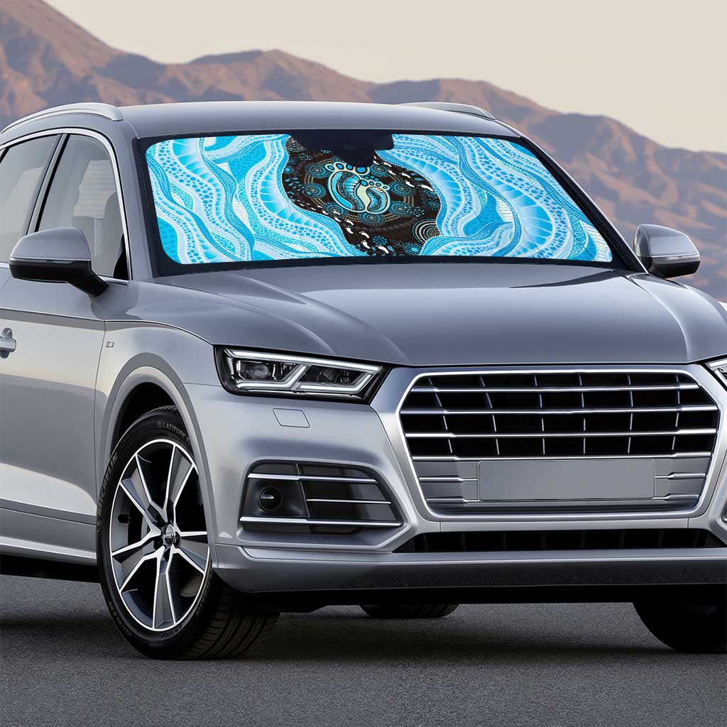 Australia Mother's Day Auto Sun Shade Best Mum Ever Blue Version