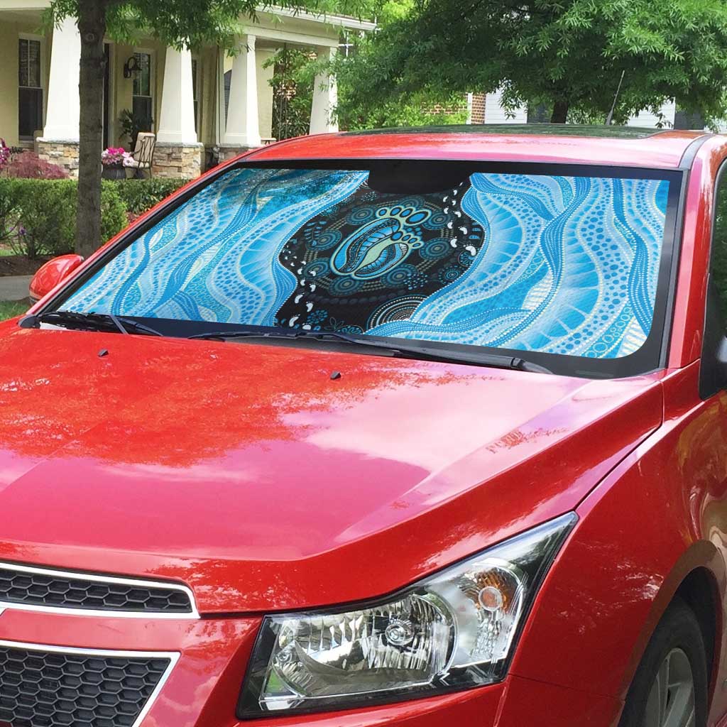 Australia Mother's Day Auto Sun Shade Best Mum Ever Blue Version