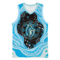 Australia Mother's Day Basketball Jersey Best Mum Ever Blue Version