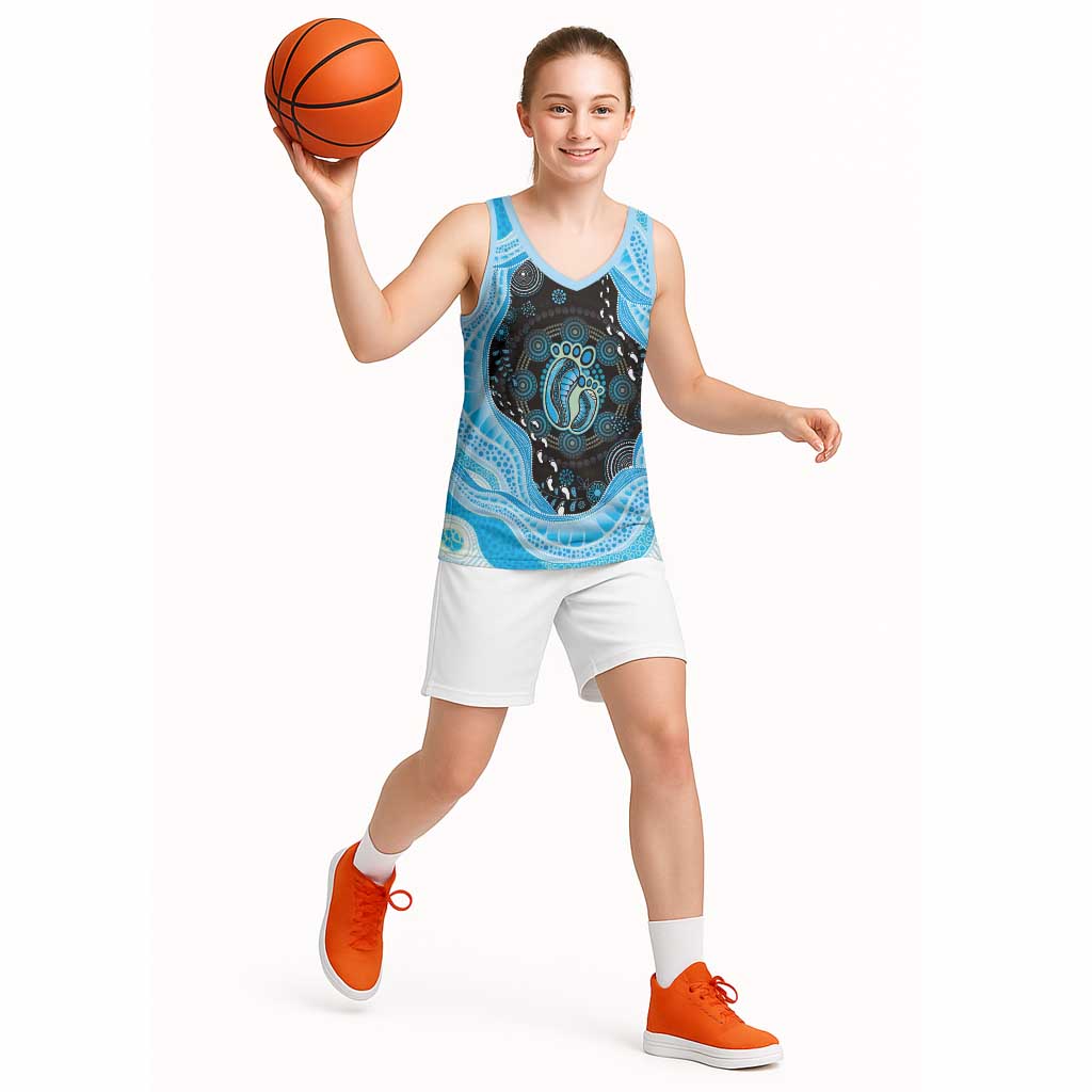 Australia Mother's Day Basketball Jersey Best Mum Ever Blue Version