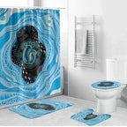 Australia Mother's Day Bathroom Set Best Mum Ever Blue Version