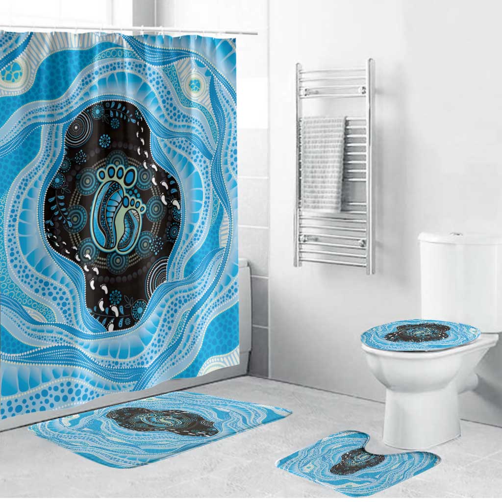 Australia Mother's Day Bathroom Set Best Mum Ever Blue Version