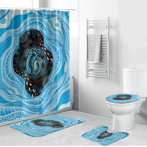 Australia Mother's Day Bathroom Set Best Mum Ever Blue Version