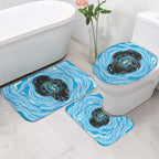 Australia Mother's Day Bathroom Set Best Mum Ever Blue Version