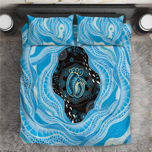 Australia Mother's Day Bedding Set Best Mum Ever Blue Version