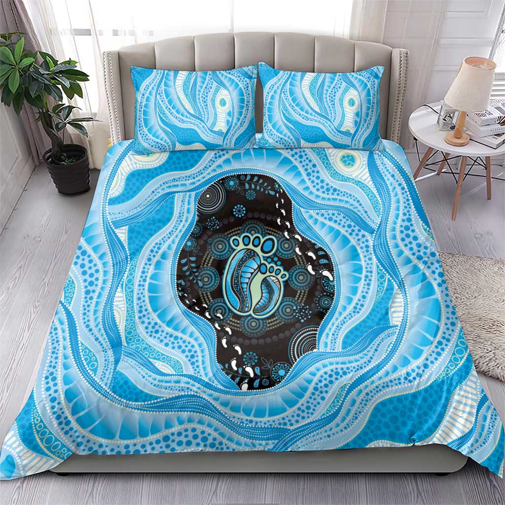 Australia Mother's Day Bedding Set Best Mum Ever Blue Version
