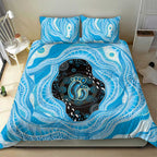 Australia Mother's Day Bedding Set Best Mum Ever Blue Version