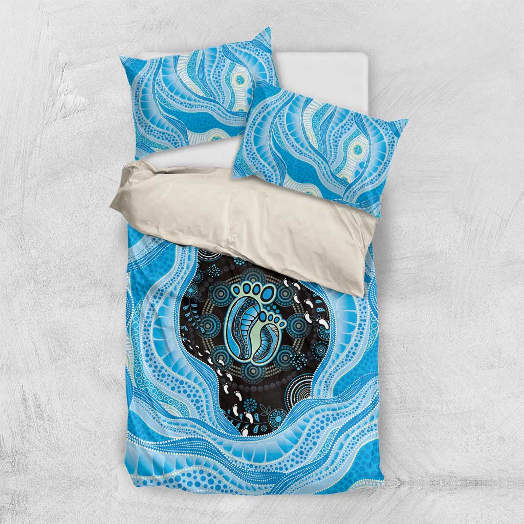 Australia Mother's Day Bedding Set Best Mum Ever Blue Version