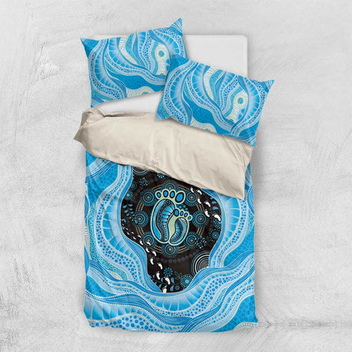 Australia Mother's Day Bedding Set Best Mum Ever Blue Version