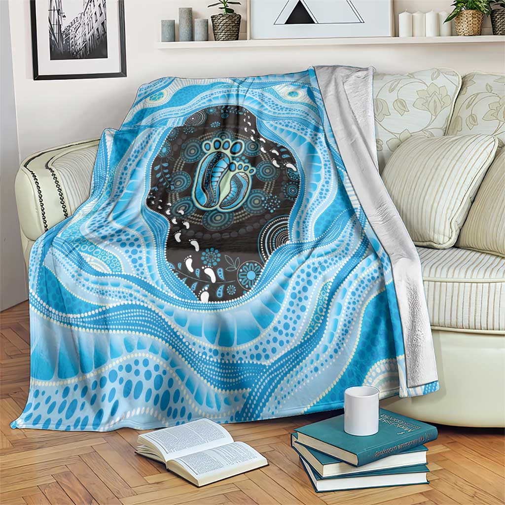 Australia Mother's Day Blanket Best Mum Ever Blue Version