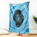 Australia Mother's Day Blanket Best Mum Ever Blue Version