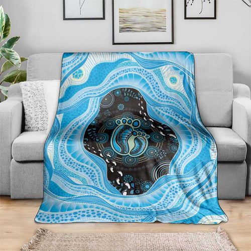 Australia Mother's Day Blanket Best Mum Ever Blue Version