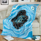 Australia Mother's Day Blanket Best Mum Ever Blue Version