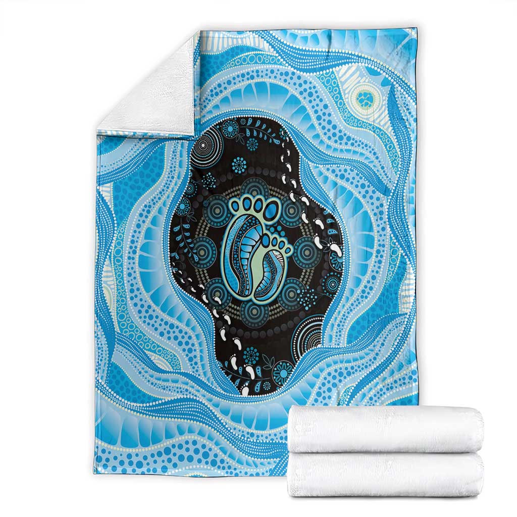 Australia Mother's Day Blanket Best Mum Ever Blue Version