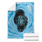 Australia Mother's Day Blanket Best Mum Ever Blue Version