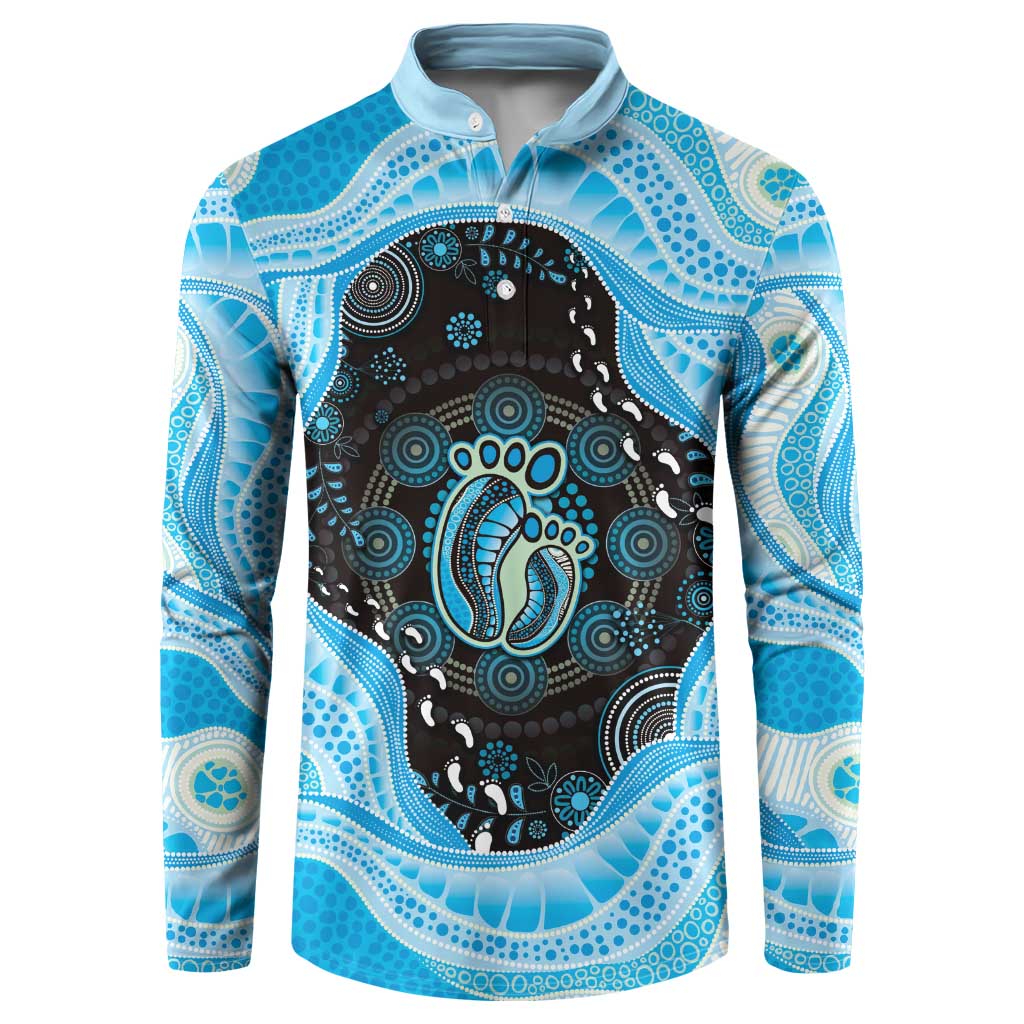 Australia Mother's Day Button Sweatshirt Best Mum Ever Blue Version