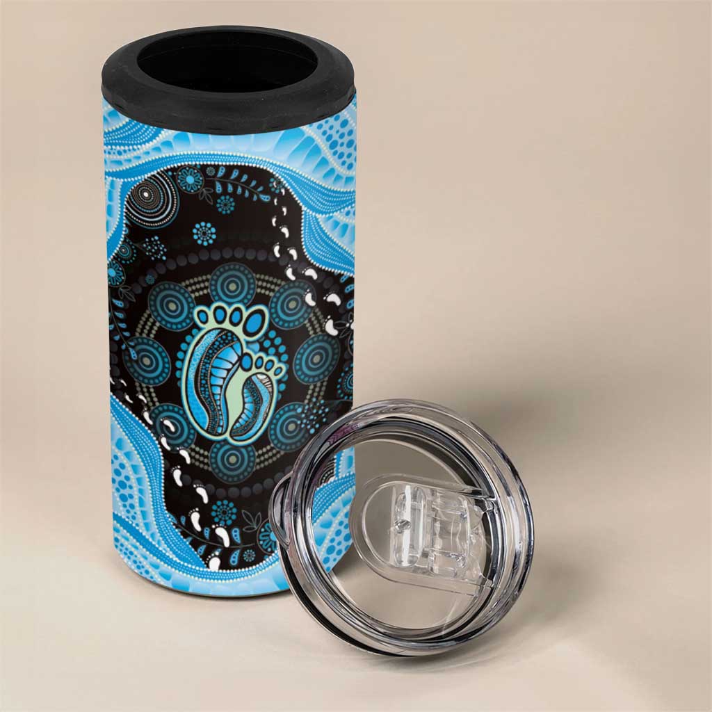 Australia Mother's Day 4 in 1 Can Cooler Tumbler Best Mum Ever Blue Version