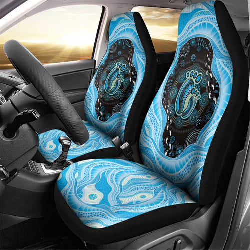 Australia Mother's Day Car Seat Cover Best Mum Ever Blue Version
