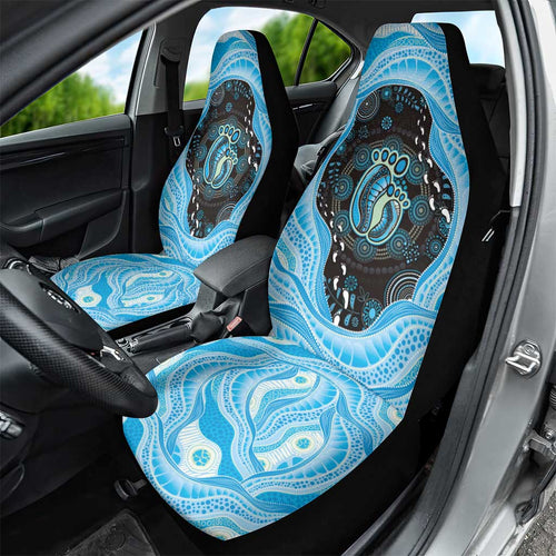 Australia Mother's Day Car Seat Cover Best Mum Ever Blue Version