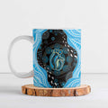 Australia Mother's Day Ceramic Mug Best Mum Ever Blue Version