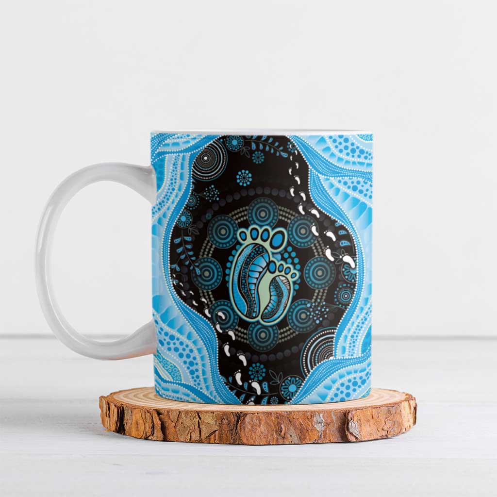 Australia Mother's Day Ceramic Mug Best Mum Ever Blue Version