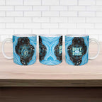 Australia Mother's Day Ceramic Mug Best Mum Ever Blue Version