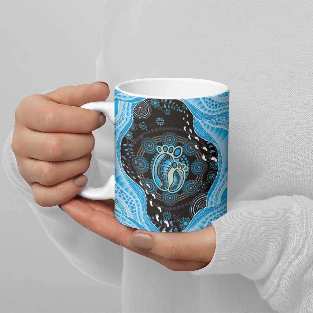 Australia Mother's Day Ceramic Mug Best Mum Ever Blue Version