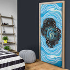 Australia Mother's Day Door Cover Best Mum Ever Blue Version