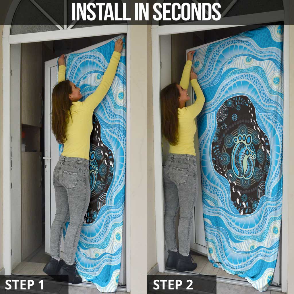 Australia Mother's Day Door Cover Best Mum Ever Blue Version
