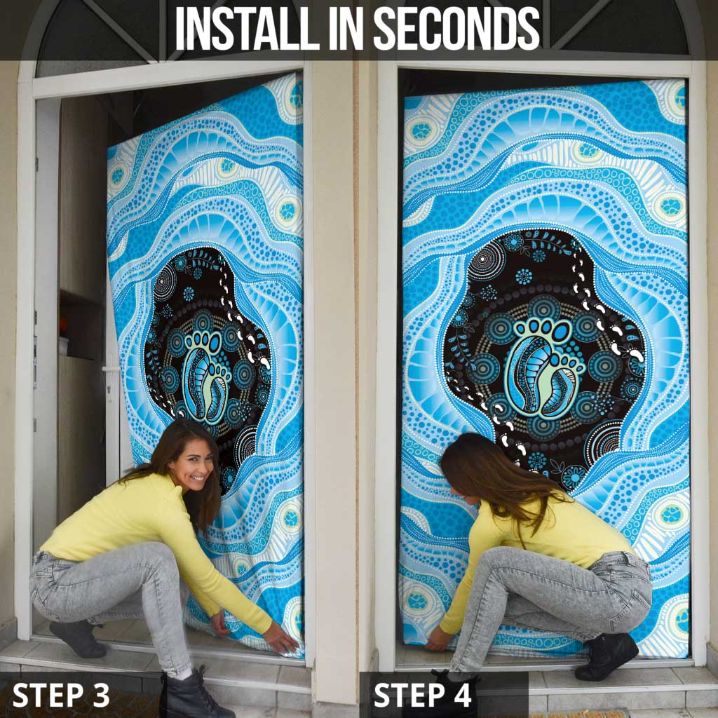 Australia Mother's Day Door Cover Best Mum Ever Blue Version